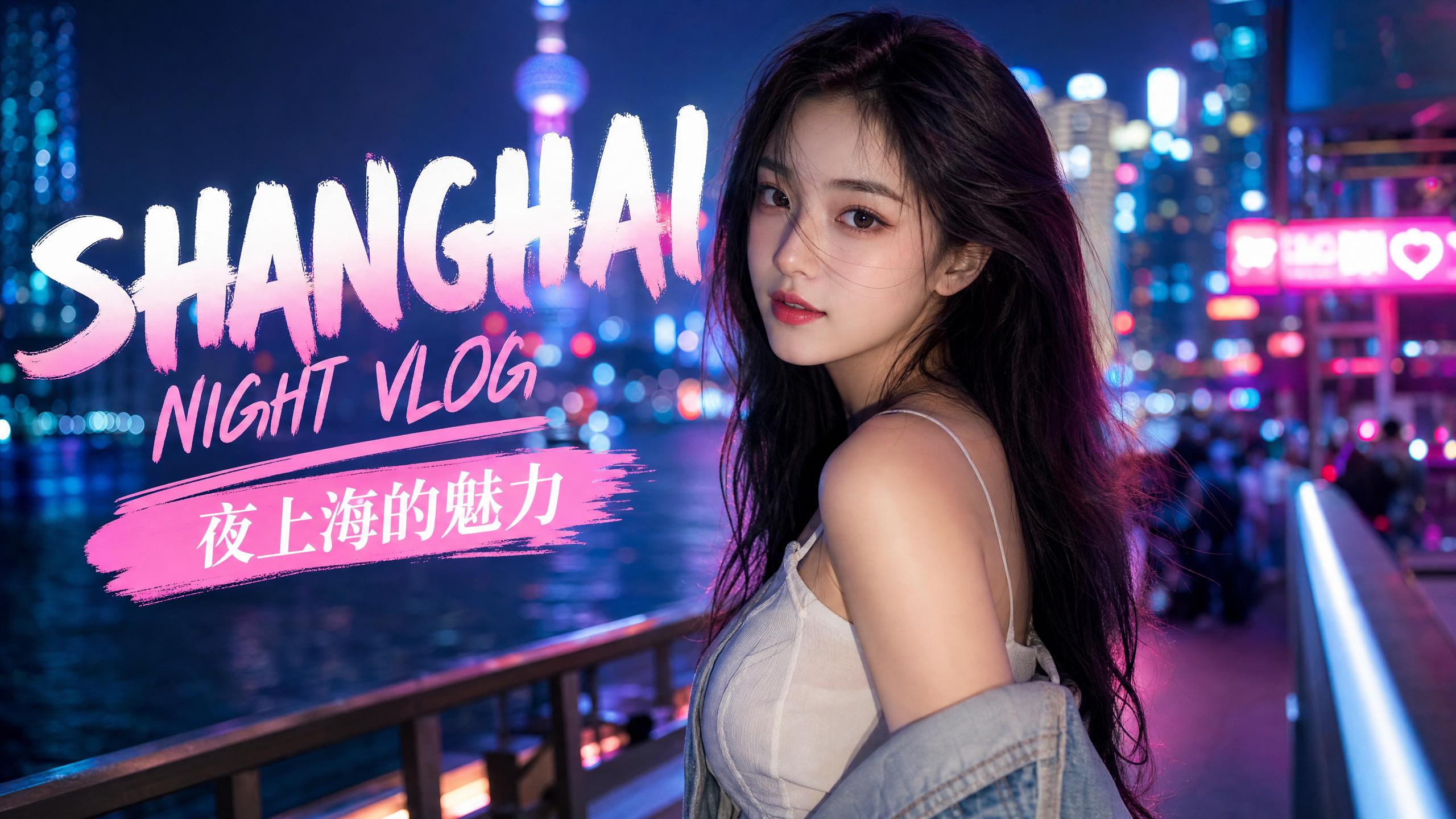 溏心vlog-溏心vlog生活视频：夜上海魅力·城市夜景Vlog视频分享